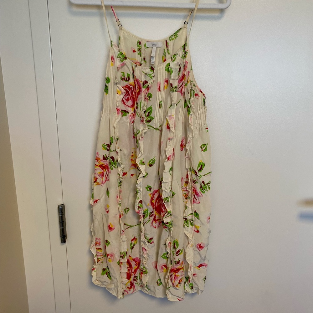 Joie silk floral slipdress size S